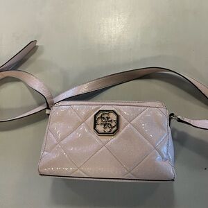 Guess handbag, lightly used, light pink